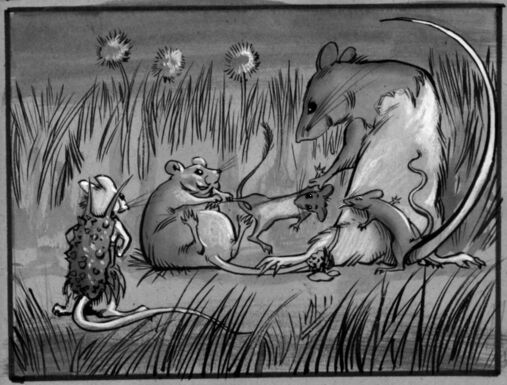 They grabbed the thief by the arms and legs. (Copyright 2002 Cutter Hays)